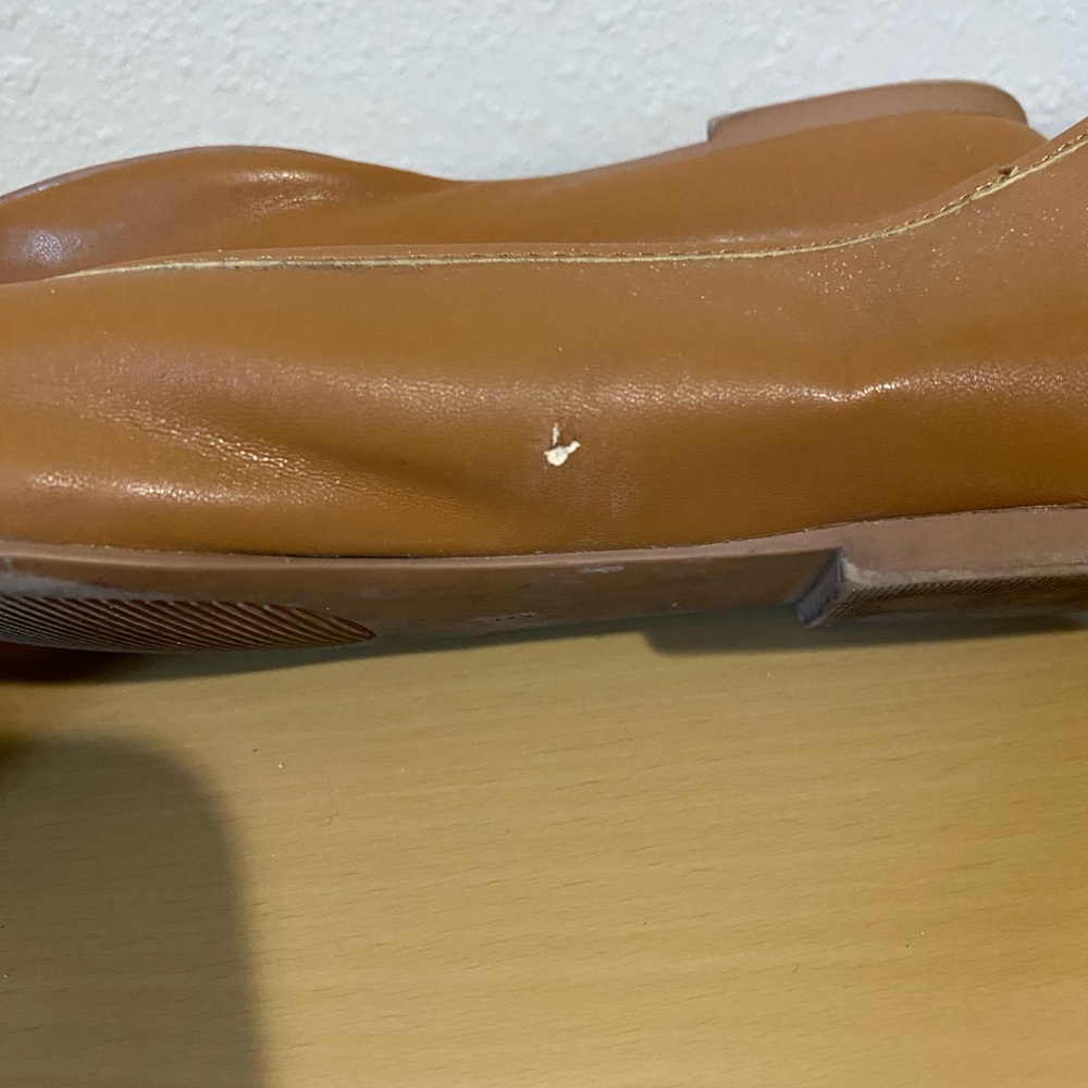 Torrid Women’s Ballet Flats Comfort Shoes Camel Faux Leather Slip Ons Size 8 - Picture 6 of 7